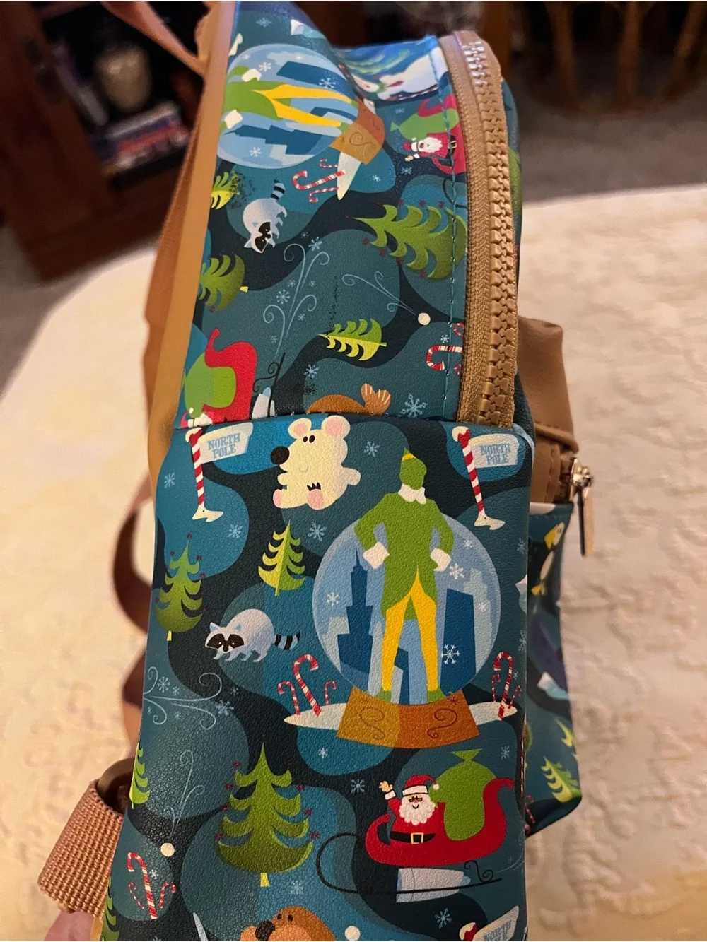 Elf Illustrated North Pole Mini Backpack